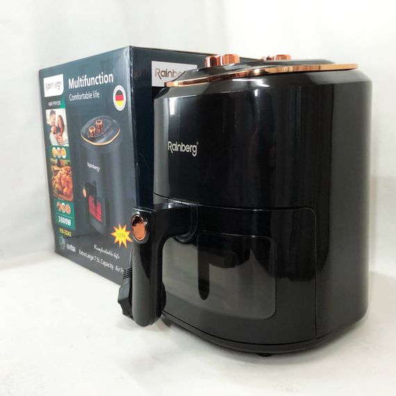 Фритюрницы бытовые для дома Rainberg RB-2242 на 6 л 3800 Вт, Печь без масла электрическая LG-78 | Зображення 5