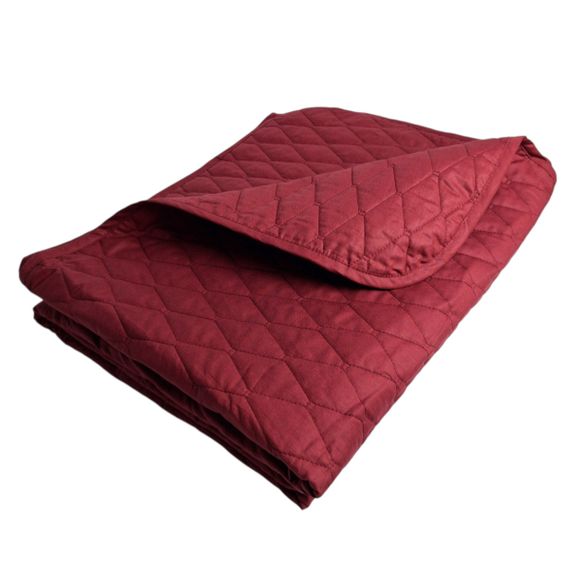 Покривало SoundSleep Siera бавовняне ранфорс 160х220 см бургунді (2800004819152) | Зображення 1