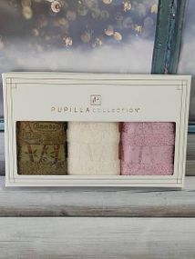 Полотенца Pupilla krem Gold 30х50см Бамбук набор 3шт