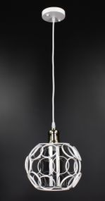 Люстра підвісна LOFT на 1 лампочку 27060 Білий 35-100х21х21 см.