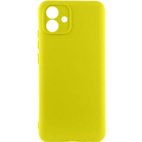 Чохол TPU GETMAN Liquid Silk Full Camera для Samsung Galaxy A05 Жовтий / Flash
