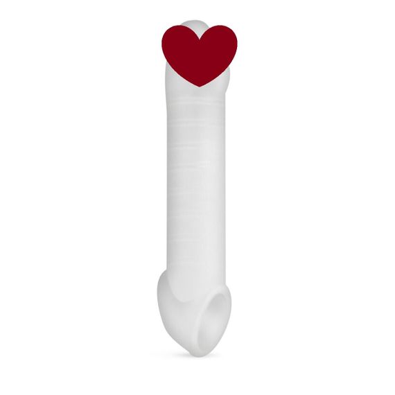 Насадка на член Boners Supporting Penis Sleeve, +5 см до довжини, отвір для яєчок Sex Aura