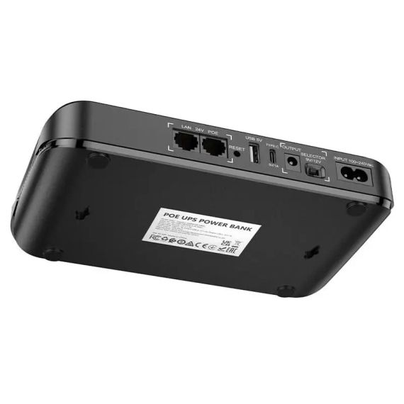 Джерело безперебійного живлення для роутерів Hoco DB62 Portable DC UPS 5/9/12V 20000 mAh чорний | Зображення 2