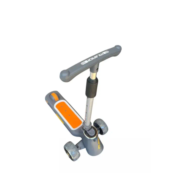 Дитячий триколісний самокат MUFAQI з сидінням та регульованою ручкою | Зображення 1