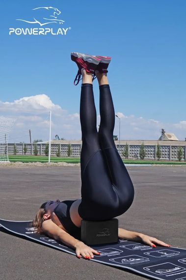 Блок для йоги PowerPlay 4006 Yoga Brick Темно-синій | Зображення 5