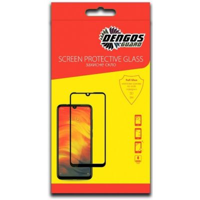 Стекло защитное Dengos Full Glue Samsung Galaxy A03 (black) (TGFG-201)