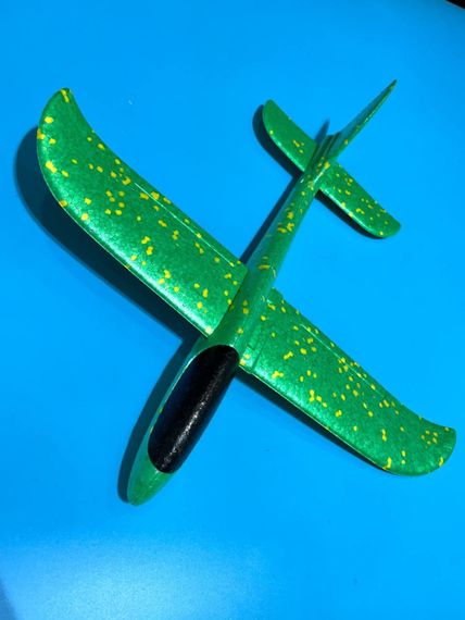 Детский метательный самолёт-планер C28006(Green) длина 24 см | Зображення 2
