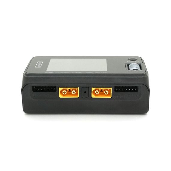 Зарядний пристрій ToolkitRC M6D, 2 канали, 500Вт, тип АКБ LiPo, LiHv, Li-ion, NiMh, LiFe, Pb, USB, роз'єм XT60, вхід 7-28В, вага | Зображення 3