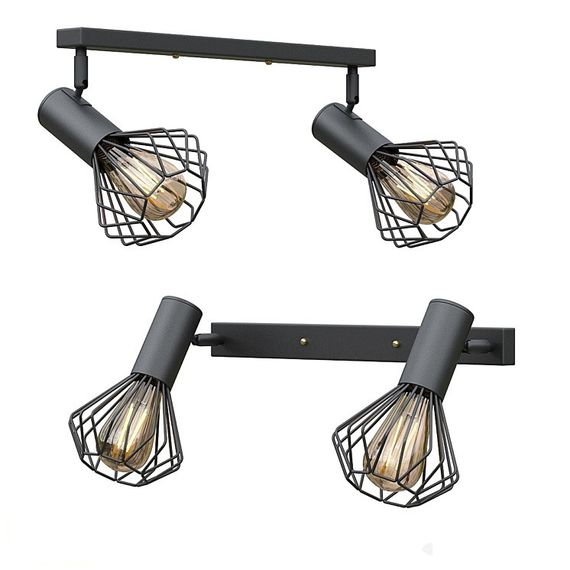 Світильник лофт MSK Electric Diadem настінно-стельовий NL 22151-2 | Зображення 1