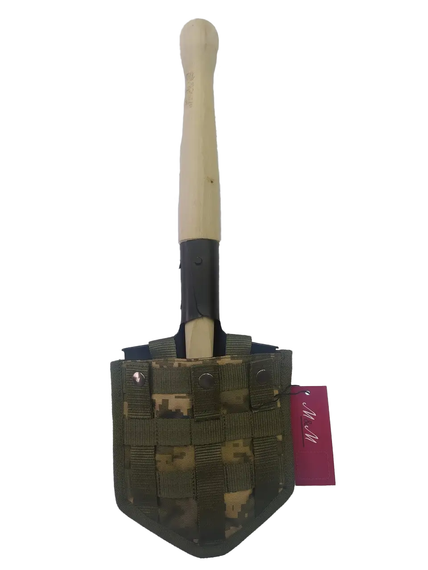 Саперна лопата М&М МСЛ50 Чорна в чохлі Вид 5 ММ-14 Піксель (213221) | Зображення 1