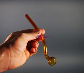 Стеклянная трубка Oil Sherlock Color Желтый