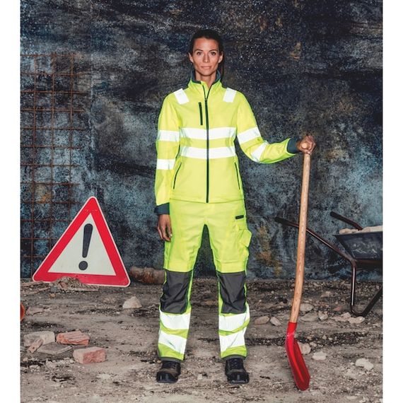 Штани робочі NEON, сигнальні, жовті, розмір 48 | Зображення 5
