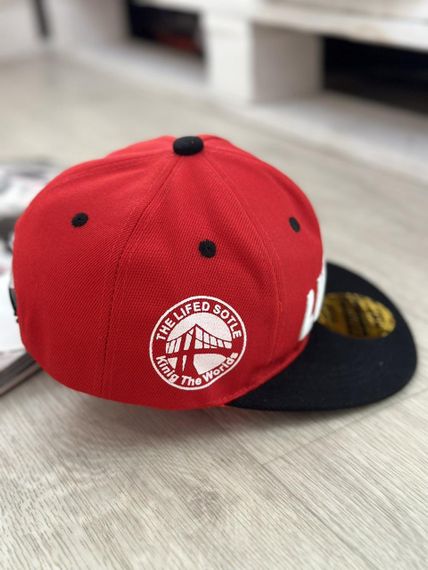 Кепка дитяча снепбек (Snapback) Lucky Синій з червоним 50-54р (2231) | Зображення 3