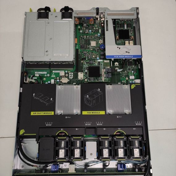 Сервер Huawei RH1288 V3 4LFF 1U / 2x Intel Xeon E5-2680 v3 (12 (24) ядер по 2.5 - 3.3 GHz) / 128 GB DDR4 / 2x 240 GB SSD / Integrated Graphics / 2x 460W б/у | Зображення 8