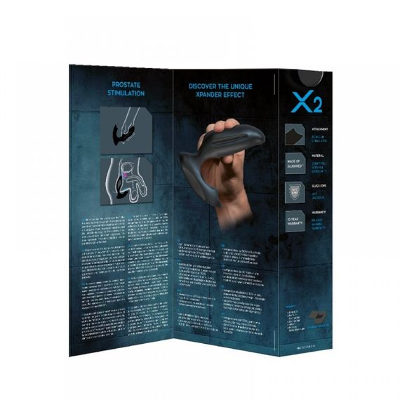 Массажер простаты, размер L, XPANDER X2, 11.5 см х 4.8 см sexstyle | Зображення 2
