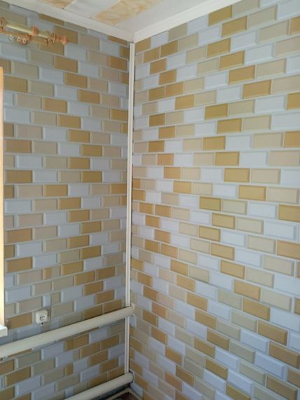 Декоративна ПВХ панель біло-бежева клінкерна цегла 960х480х4мм SW-00001430 | Зображення 1