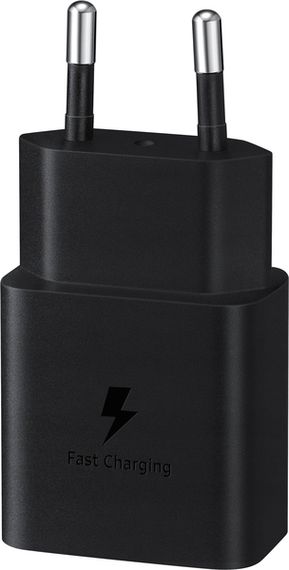 Мережевий зарядний пристрій Samsung 15W Power Adapter Type-C+Cable - Black (EP-T1510XBEGEU) | Зображення 1
