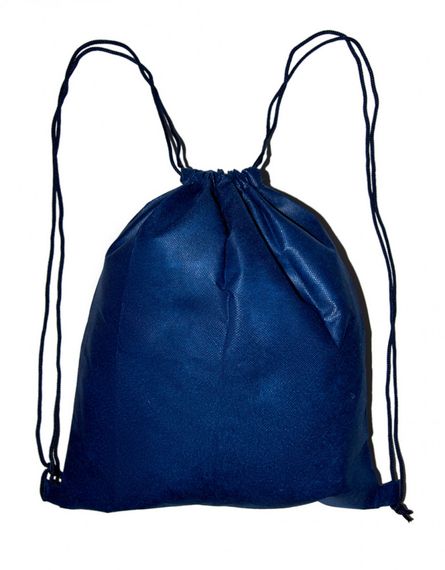 Рюкзак-сумка для одягу та взуття 4Profi Без принта синій спанбонд 45269