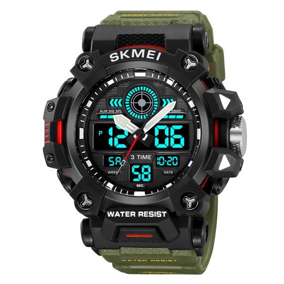 Чоловічий годинник Skmei 2226AG Army Green | Зображення 1