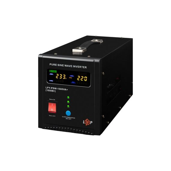 Пристрій безперебійного живлення LogicPower LPY- PSW-1500VA+ (1050W) (22872) | Зображення 1