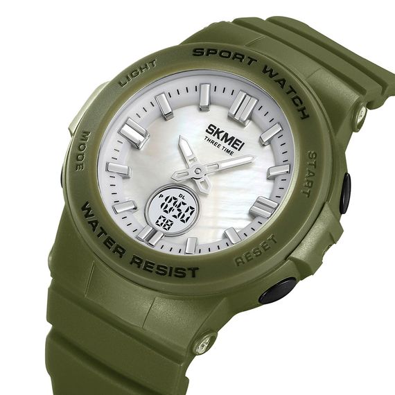 Наручний годинник Skmei 2125AG Army green | Зображення 1