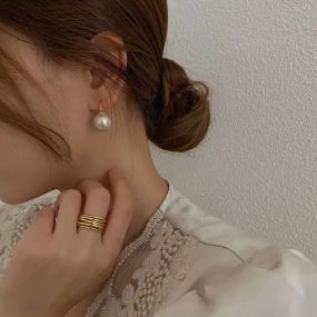 Серги с перлами