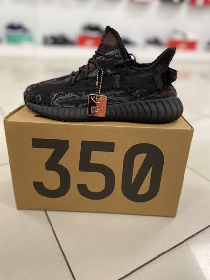 Кросівки Adidas Yeesy Boost 350 Black / Camo | Зображення 8