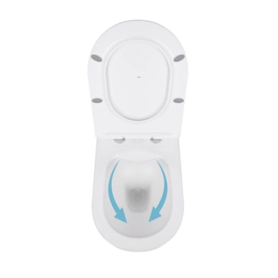 Готовое решение Qtap для ванной комнаты: подвесной унитаз Swan Ultra Quiet 520x360x320 + комплект инсталляции Standard (линейная | Зображення 5