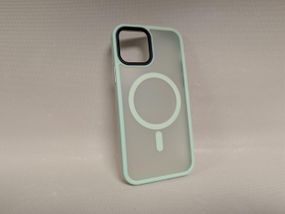 Чехол для iPhone 12/ 12 Pro / Айфон 12/ 12 Pro Wave, TPU, матовый, полупрозрачный, салатовый
