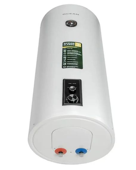 Водонагрівач Ocean CLASSIC 80 л, 2,0 кВт, "сухий" ТЕН, вертикальний, циліндричний, білий (RZL80M-5 ETDT) | Зображення 2