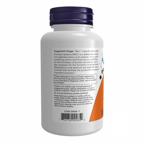 NAC-Acetyl Cysteine 600mg - 100 vcaps | Зображення 2