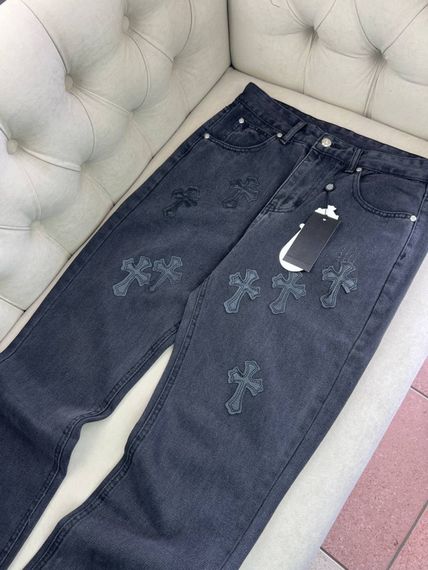 Джинси чорнi Chrome Hearts Black d056 | Зображення 5