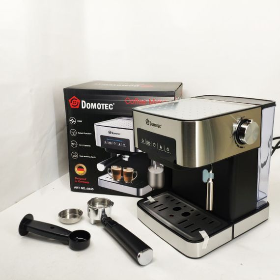 Кофемашина профессиональная Domotec MS-136, Кофеварки эспрессо, Рожковая кофеварка с капучинатором FL-56 | Зображення 3