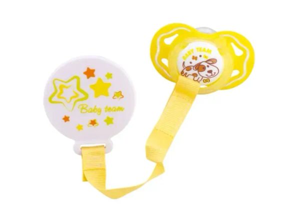 Ланцюжок для пустушки Джунглі Baby Team 3331 Різнокольоровий shop (4824428033312)