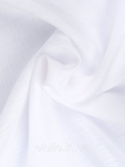 Короткий тюль для кухні ALVI 2 до підвіконня колір білий | Зображення 2