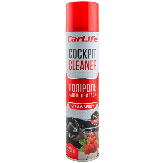 Поліроль для панелі приладів WINSO Cockpit Cleaner 750ml, полуниця