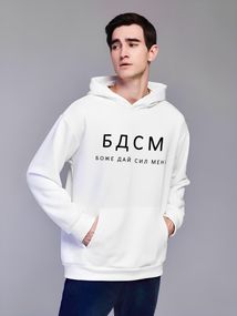 Худі з ДТФ на Флісі (оверсайз)