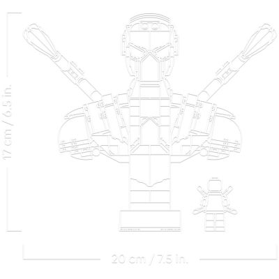 Конструктор LEGO Super Heroes Погруддя Залізної Людини-Павука (76326) | Зображення 1