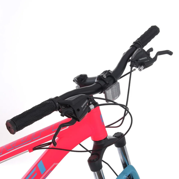 Велосипед "BELLE" PROF1 G26BELLE A26.1 26 д. Алюм.рама 17 ", SHIMANO 21SP, алюм.DB, FW TZ500, малиново-білий | Зображення 1