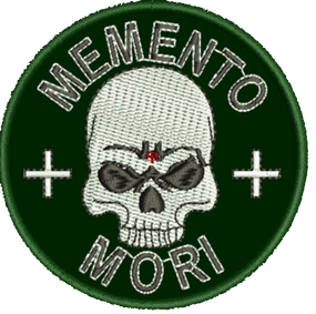 Шеврон Memento Mori Круглый