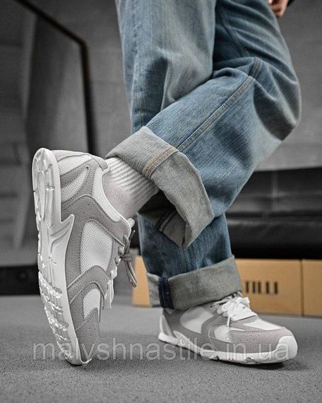 Женские кроссовки miuu leral white grey  ДЛ6411 | Зображення 1