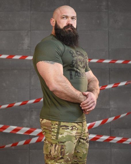 Тактична потоотводна футболка SABUR танкіст олива НП5190 | Зображення 1