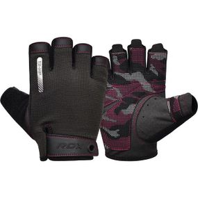 Рукавички для фітнесу RDX T2 Half Pink M