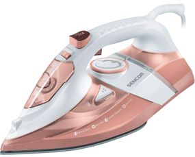 Праска Sencor , 3200Вт, 350мл, біло-рожевий (SSI8300RS)