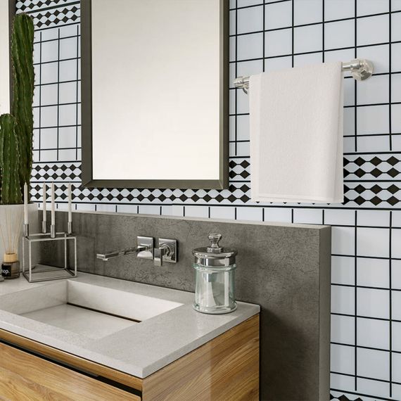 Самоклеюча вінілова плитка 600х600х1,5мм, ціна за 1 шт. (СВП-209) Глянець SW-00000516 | Зображення 4