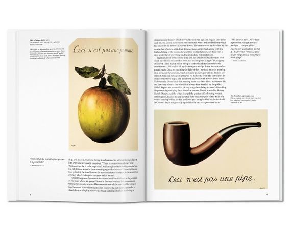 Рене Магритт книга з ілюстраціями Magritte. Marcel Paquet, Taschen книги про мистецтво живопис і художників | Зображення 2