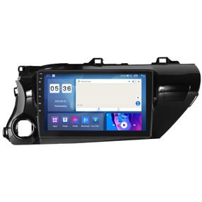 Штатна магнітола Lesko для Toyota Hilux VIII 2015-2020 екран 10" 4/64Gb CarPlay 4G Wi-Fi GPS Prime