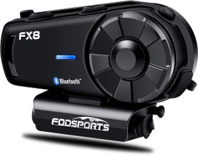 Мотогарнітура FODSPORTS FX8 з Bluetooth, шумозаглушенням, підтримка до 8 учасників, інтерком для мотоциклів до 1000м
