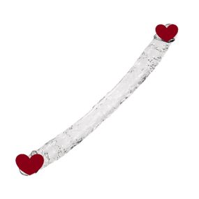 Прозорий двосторонній фалоімітатор Alive Supreme Jelly Dildo Sex Aura