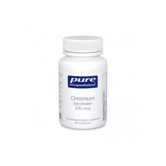 Мікроелемент Хром Pure Encapsulations Chromium (picolinate) 200 mcg 180 Caps PE-00061